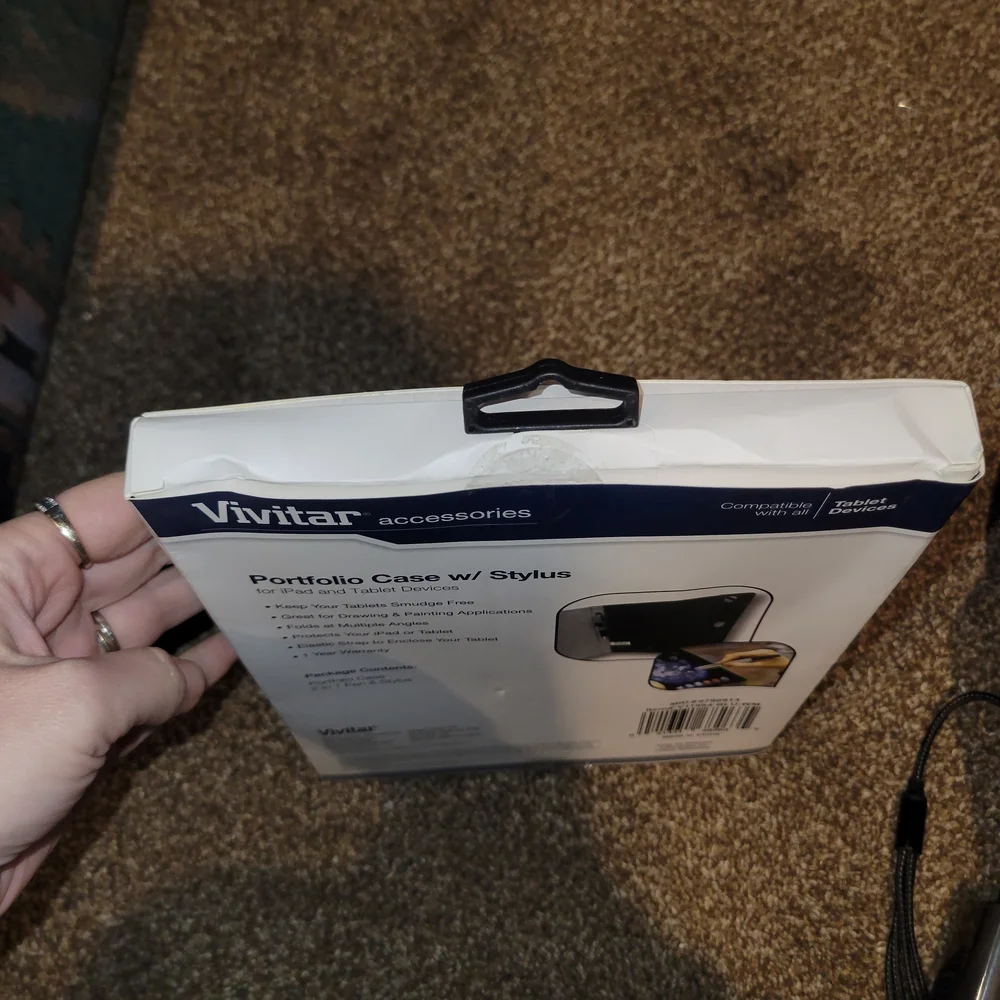 Vivitar Blue Portfolio Case with Stylus